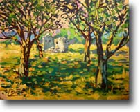 Verger dans la vallée de Chauvry